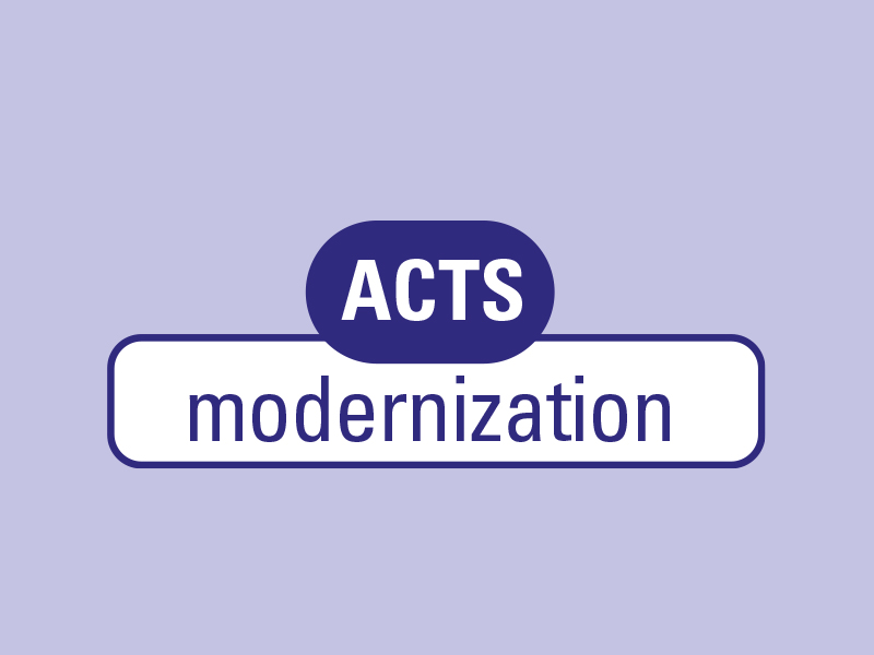 Acts modernization, learn more