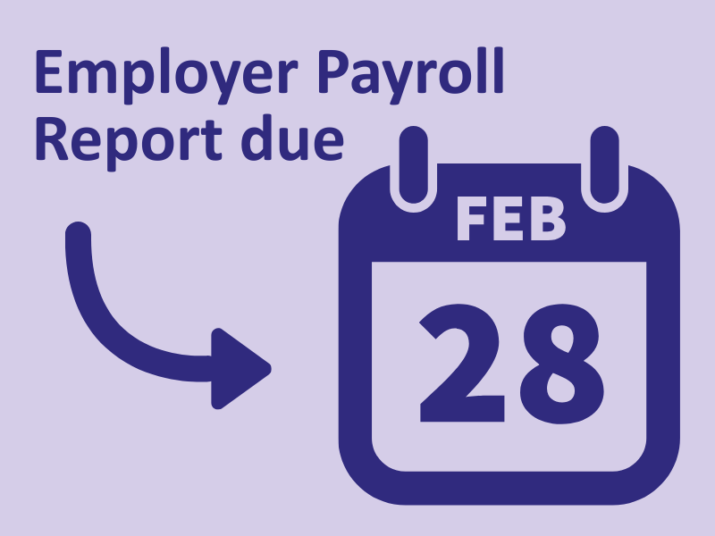 Employer Payroll Report due