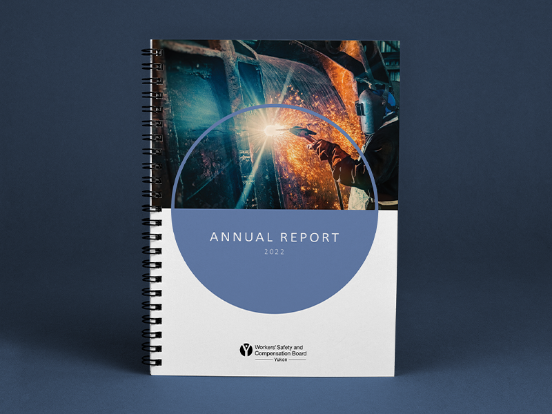 Picture of printed annual report